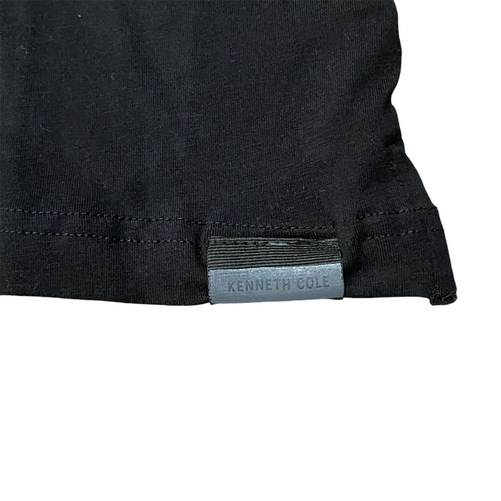 Kenneth Cole Typography Printed Polo Collar Slim Fit Cotton TShirt Men’s Size SM - Picture 8 of 11